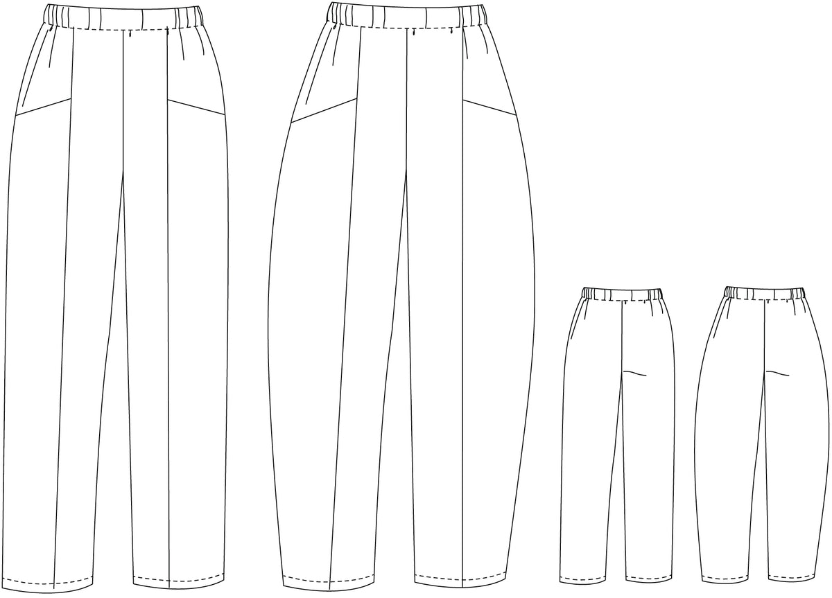 Pantalon barrel Emile