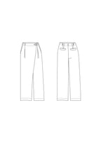 Pantalon tailleur portefeuille Hugo