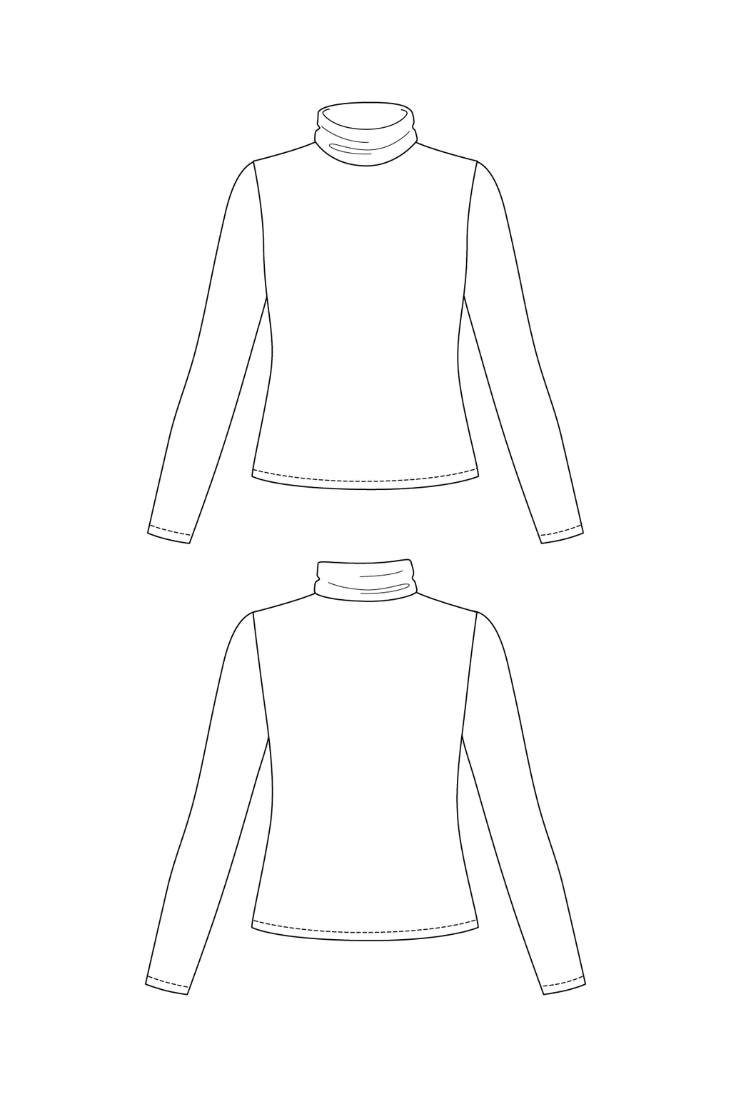 PAOLA turtleneck tee