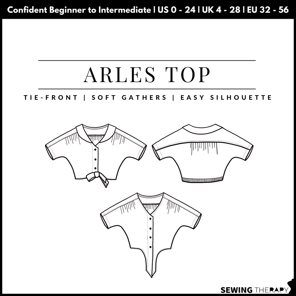 PDF Arles Top Pattern - Sewing Therapy