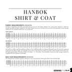 PDF Hanbok Shirt and Coat Pattern - Sewing Therapy