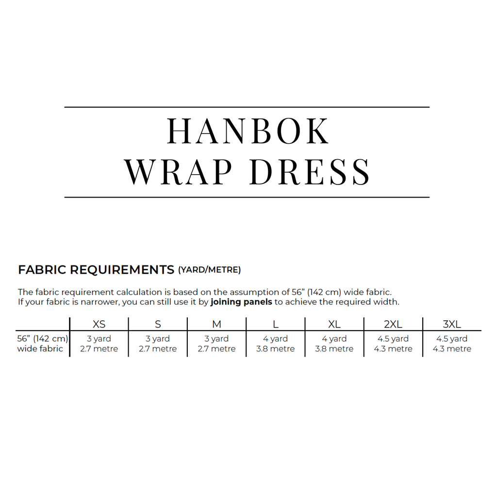 PDF Hanbok Wrap Dress Pattern - Sewing Therapy