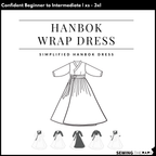 PDF Hanbok Wrap Dress Pattern - Sewing Therapy