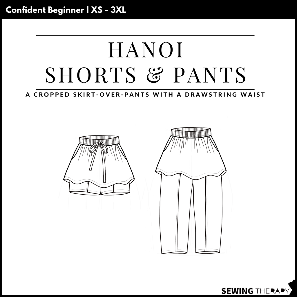 PDF Hanoi Shorts and Pants Pattern - Sewing Therapy