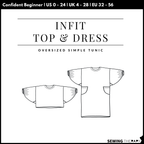 PDF Infit Top & Dress Pattern - Sewing Therapy