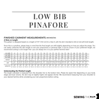 PDF Low Bib Pinafore Pattern - Sewing Therapy