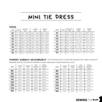 PDF Mini Tie Dress Pattern for Ages 1 – 12 (Sizes 80–150 cm) | Sewing Therapy
