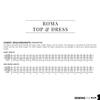 PDF Roma Top & Dress Pattern - Sewing Therapy