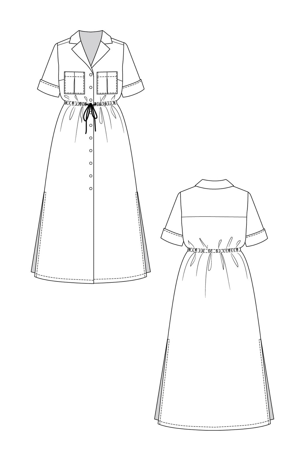 REETA shirt dress