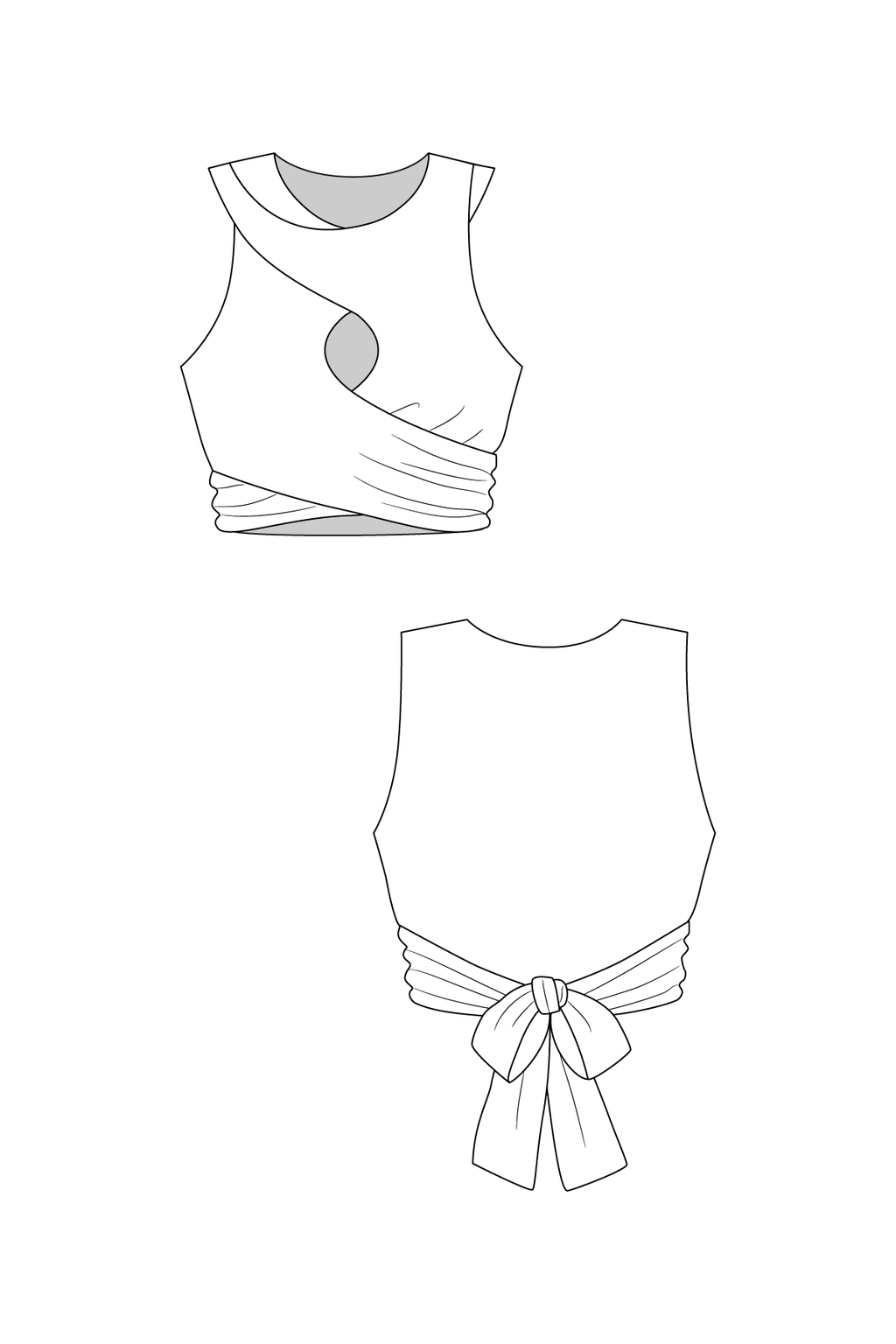 SISKO interlace dress & top