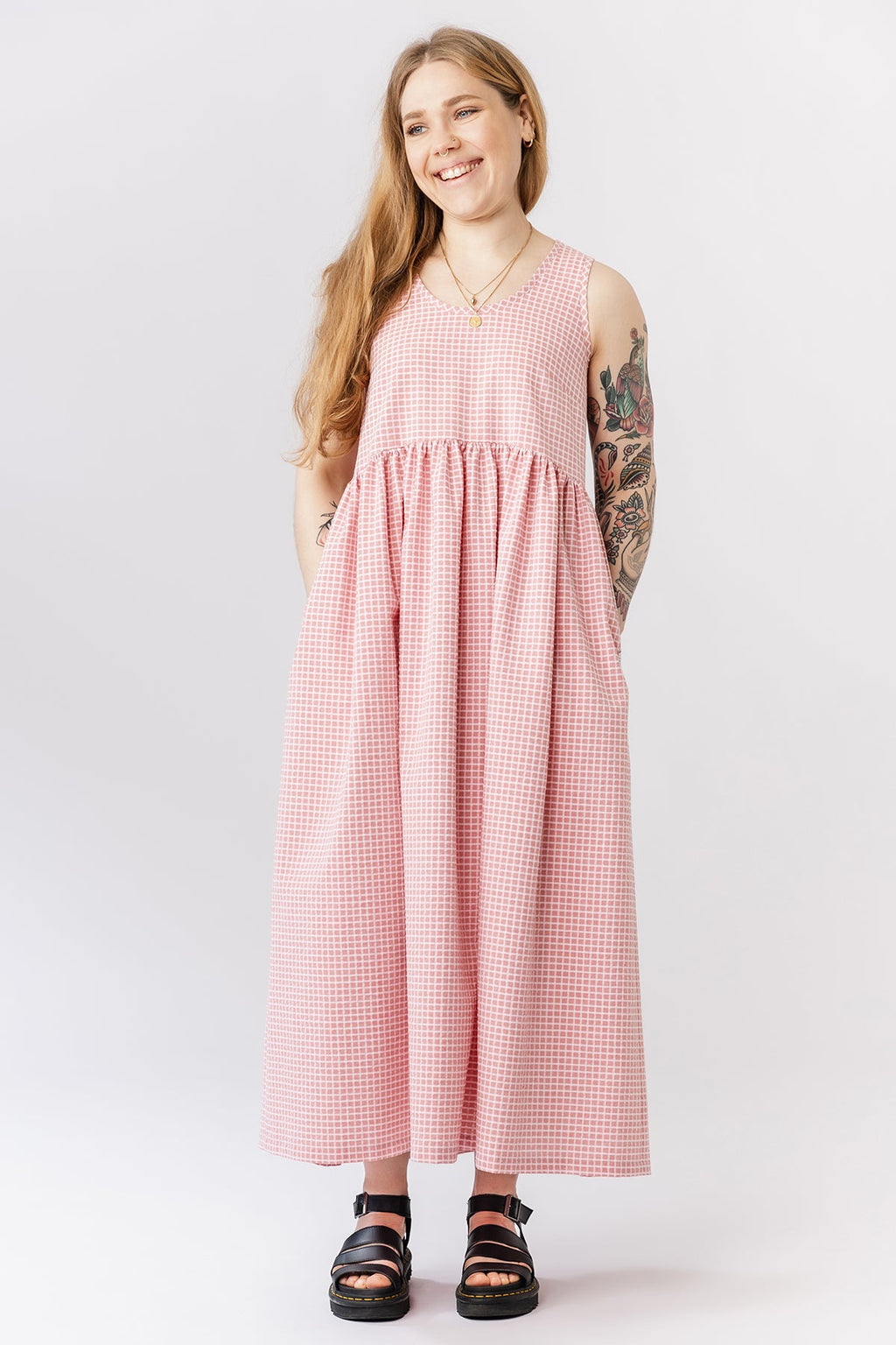 Loose fitting dress sewing pattern