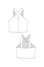 ULPU cross neck tank top