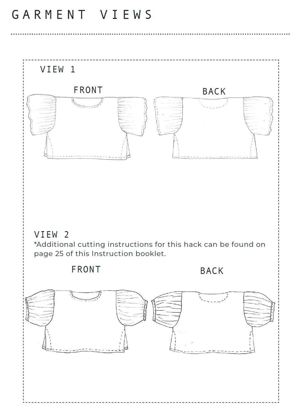 ZW Frill Sleeve Top - PDF Pattern