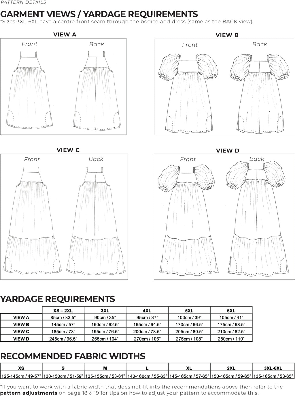 ZW Tier Dress - PDF Pattern