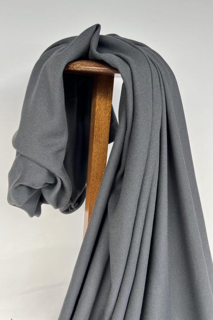 Studio Grey Wool/Viscose Crepe - Joan’s Fine Fabric